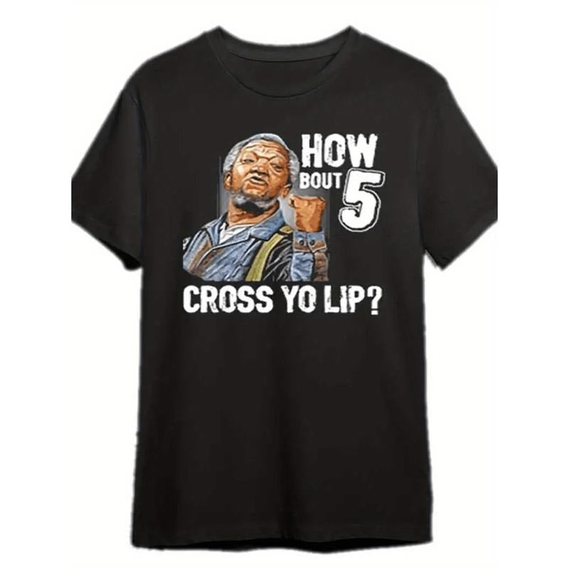 Authentic 100 Cotton 5 Across Your Lips Sanford And Son Tv Show Redd