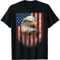 Authentic 100 Cotton American Flag Bald Eagle Patriotic T Golf T And