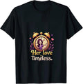 Authentic 100 Cotton Artistic Paintbrush Timeless Love Tee
