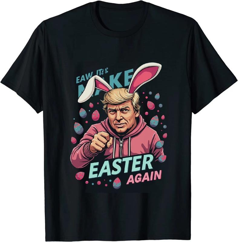 Authentic 100 Cotton Badass Easter T Bunny Motif T-Shirt - Exclusive