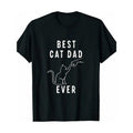 Authentic 100 Cotton Best Cat Dad Cat Dad Paw Fist Fist Bump Cat Cat