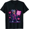 Authentic 100 Cotton Best Mom Ever Gray Hair Purple Tracksuit Cartoon