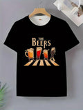 Authentic 100 Cotton Breathable Polyester Blend 3D Creative Short