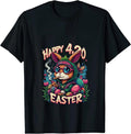 Authentic 100 Cotton Business Magnate Happy 4 20 Easter Bunny T Egg
