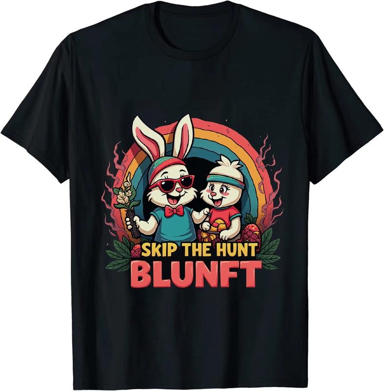 Authentic 100 Cotton Coding Guru Easter 4 20 25 Bunny Duck T Smoke