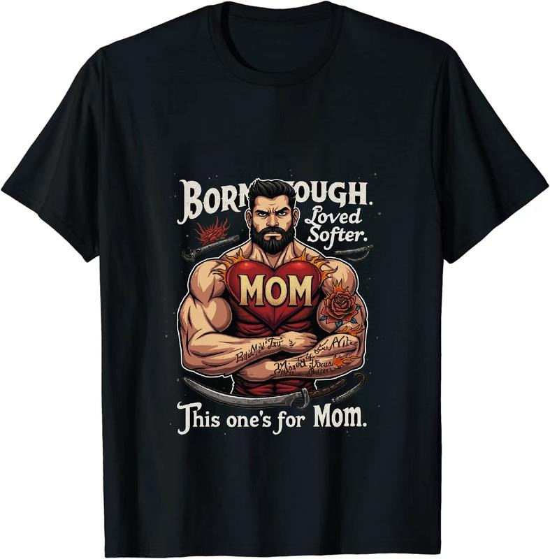 Authentic 100 Cotton American Tattoo Mom Tribute Trend Now Tee