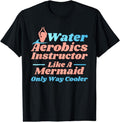 Authentic 100 Cotton Aqua Water Aerobics Instructor Like Mermaid
