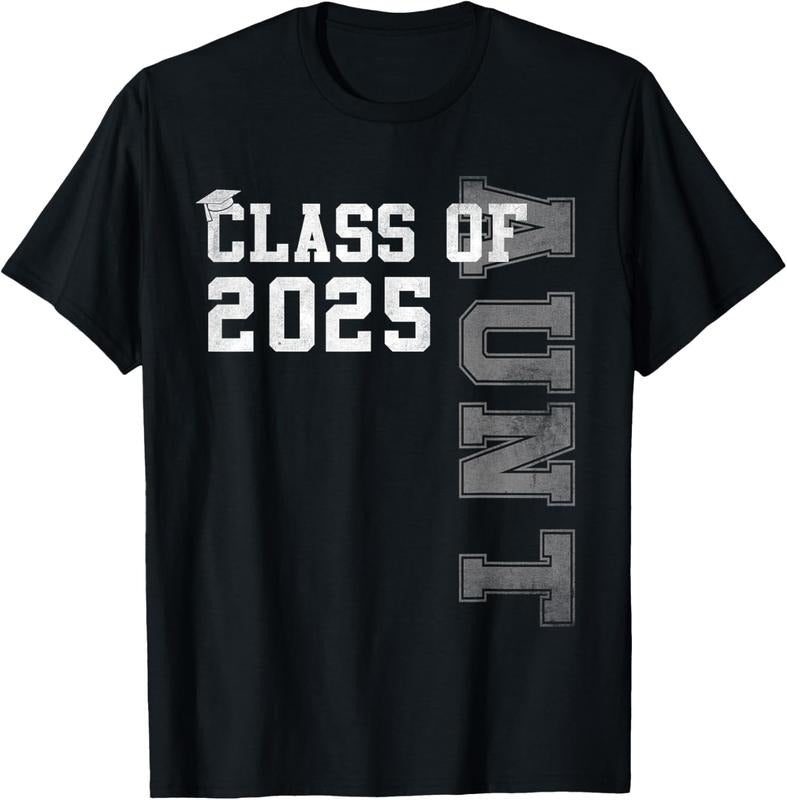Authentic 100 Cotton Aunt Senior 2025 Proud Auntie Class 2025