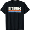 Authentic 100 Cotton 70S 80S Bitburg Deutschland Graphic Tee - One of