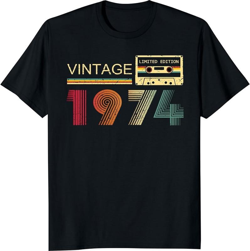 Authentic 100 Cotton 1974 S 50Th Gifts Dad Fathers Day Gifts Husband