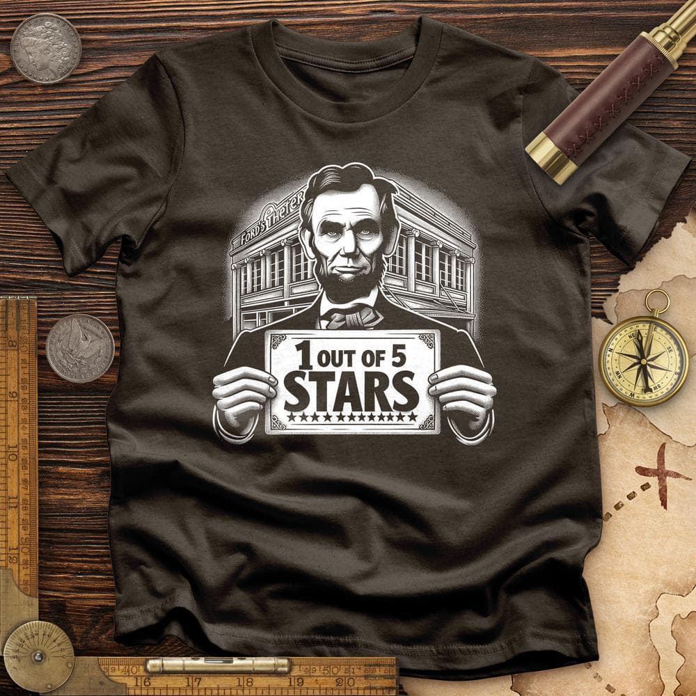 Authentic 1 Out 5 Stars T-Shirt - Handcrafted Art